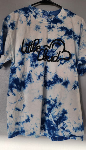 Little Cloud 'Cloud' tie-dye t-shirt